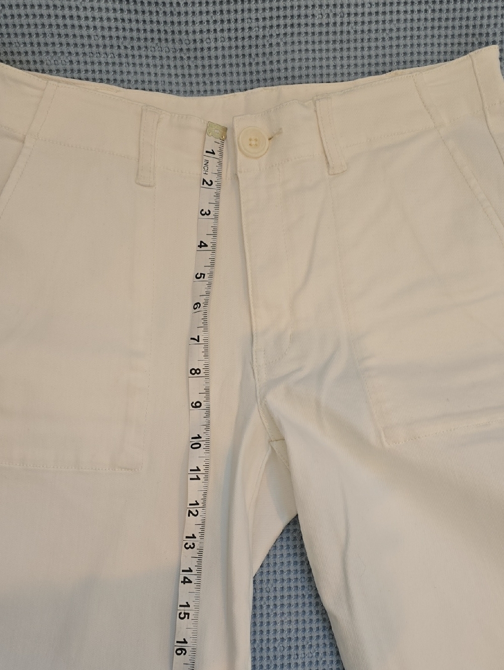 Cabi Women's White Wide Leg Pants Size 10 - Picture 7 of 13